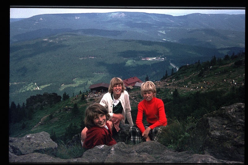 31.Arber jul 1974 Brigitte,Marion,Peter.JPG